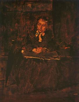 Seated Old Woman-Study for The  Pawnbroker's Shop